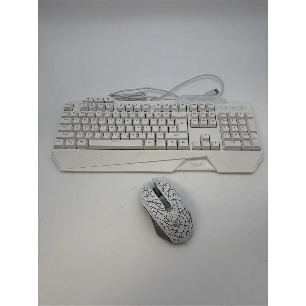 Havit Magic Eagle gaming keyboard, specifically from the white backlit